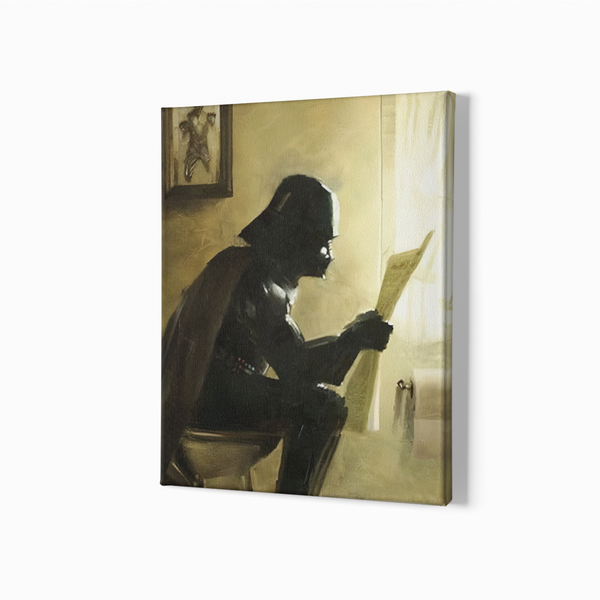 Taking a Sith Funny Bathroom Decor Wrapped Canvas Popular Movie Character